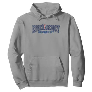 Patriotic ER Nurse Gift Hoodie America 250th Anniversary TS12 Sport Gray Print Your Wear