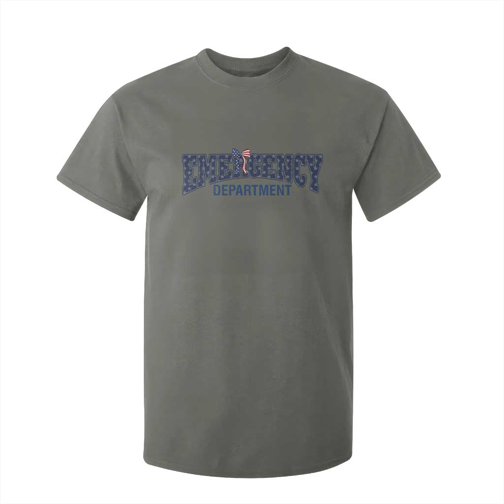 Patriotic ER Nurse Gift T Shirt For Kid America 250th Anniversary TS12 Military Green Print Your Wear