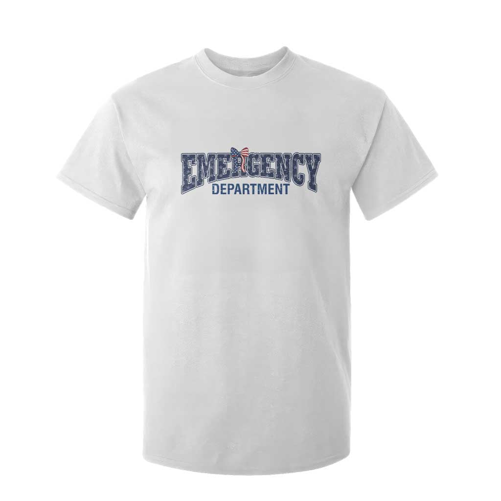 Patriotic ER Nurse Gift T Shirt For Kid America 250th Anniversary TS12 White Print Your Wear