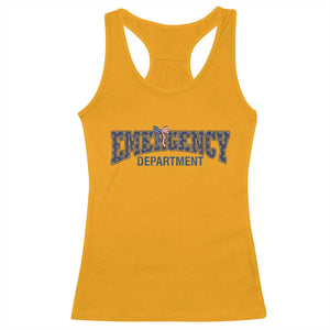 Patriotic ER Nurse Gift Racerback Tank Top America 250th Anniversary TS12 Gold Print Your Wear