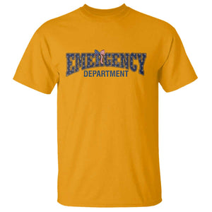 Patriotic ER Nurse Gift T Shirt America 250th Anniversary TS12 Gold Print Your Wear