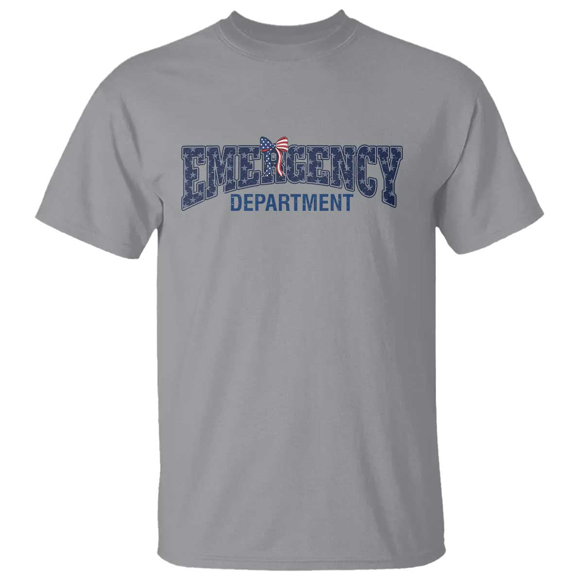 Patriotic ER Nurse Gift T Shirt America 250th Anniversary TS12 Sport Gray Print Your Wear