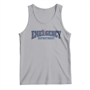 Patriotic ER Nurse Gift Tank Top America 250th Anniversary TS12 Athletic Heather Print Your Wear