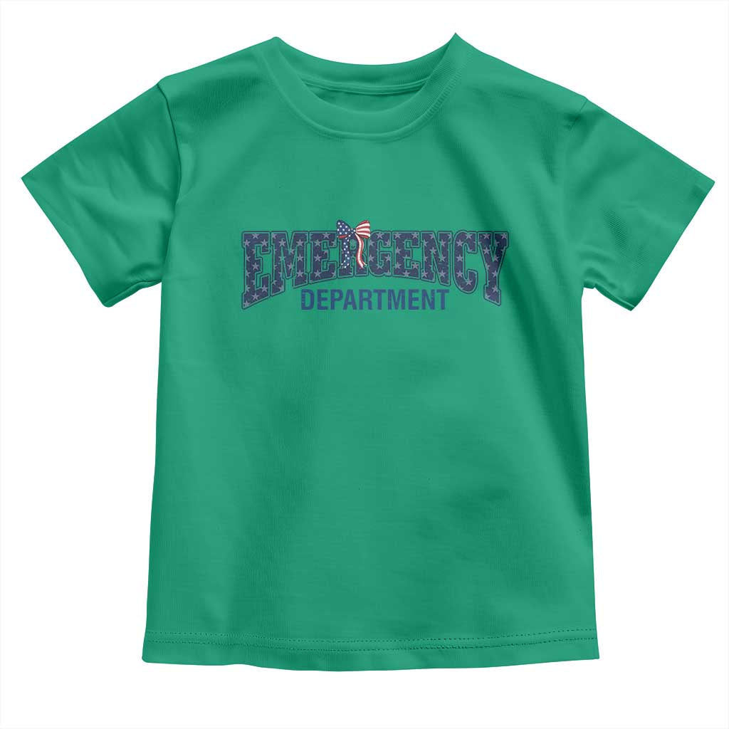 Patriotic ER Nurse Gift Toddler T Shirt America 250th Anniversary TS12 Irish Green Print Your Wear