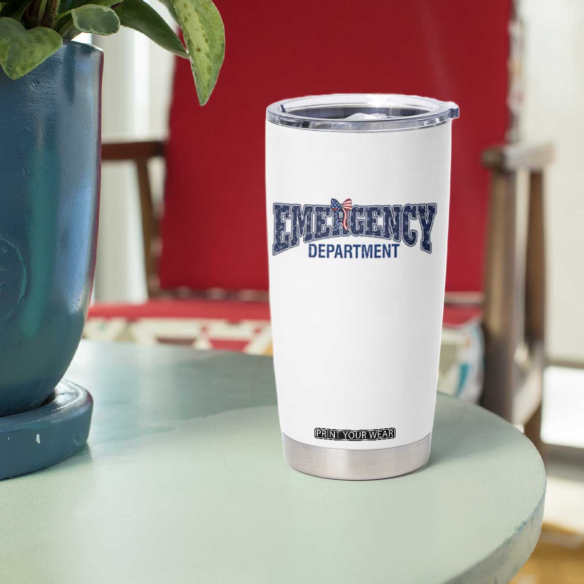 Patriotic ER Nurse Gift Tumbler Cup America 250th Anniversary TS12 Print Your Wear