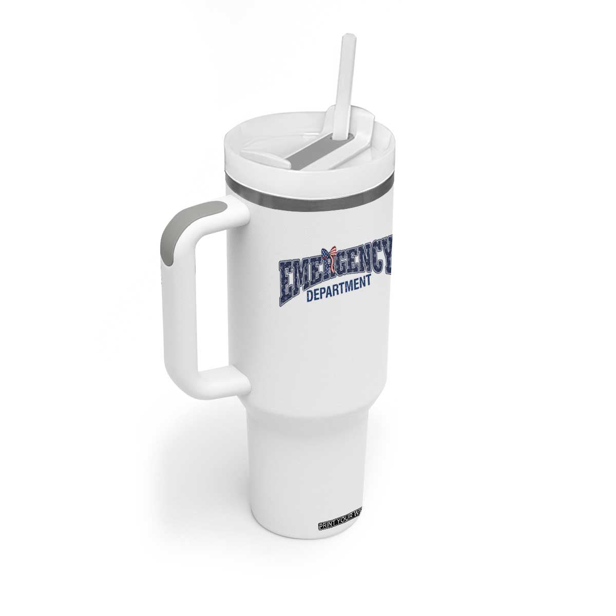 Patriotic ER Nurse Gift Tumbler With Handle America 250th Anniversary TS12 Print Your Wear