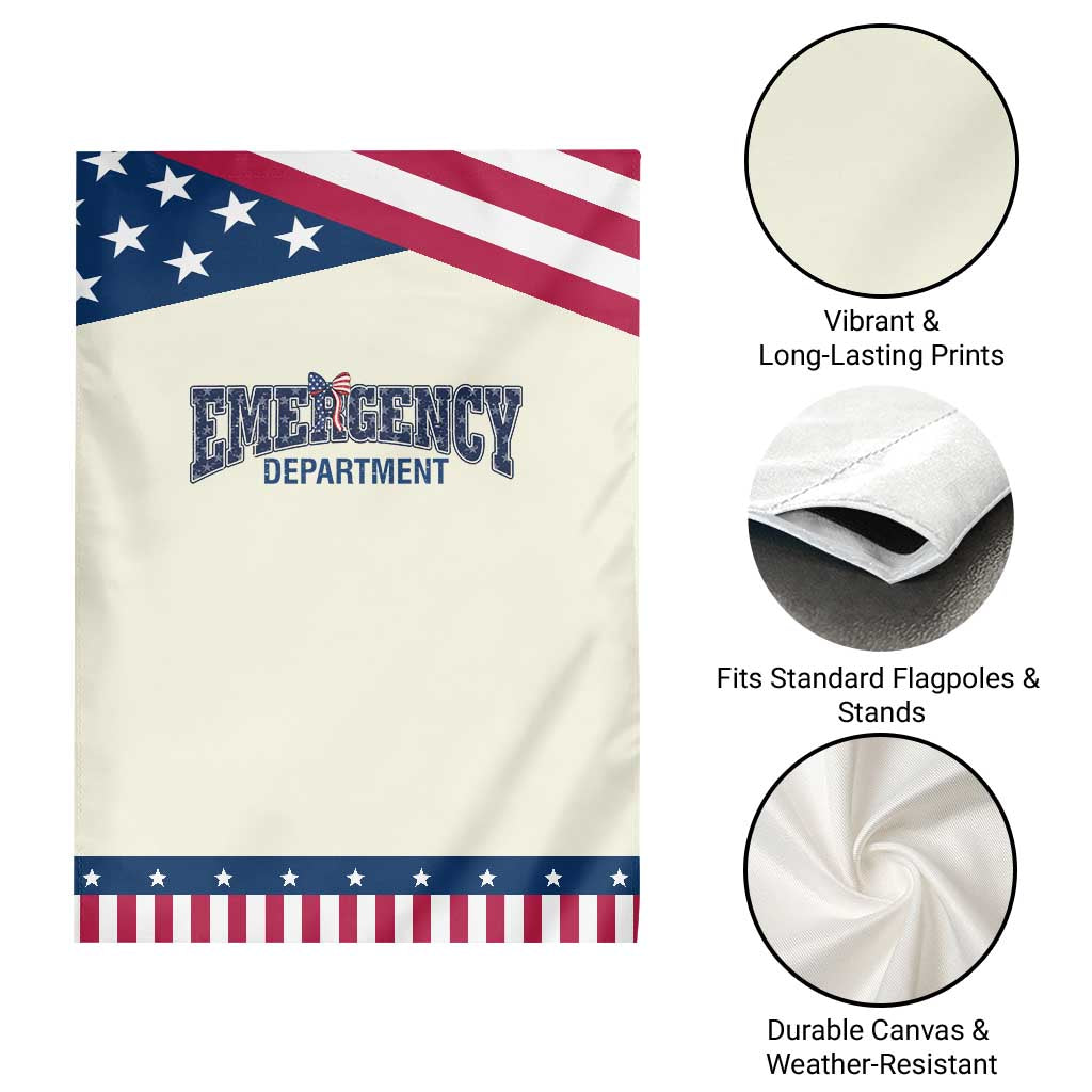 ER Nurse Gift Patriotic Garden Flag America 250th Anniversary TS12 Print Your Wear