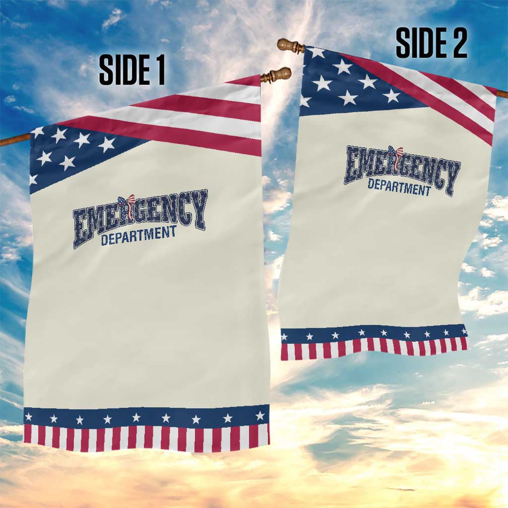 ER Nurse Gift Patriotic Garden Flag America 250th Anniversary TS12 Print Your Wear