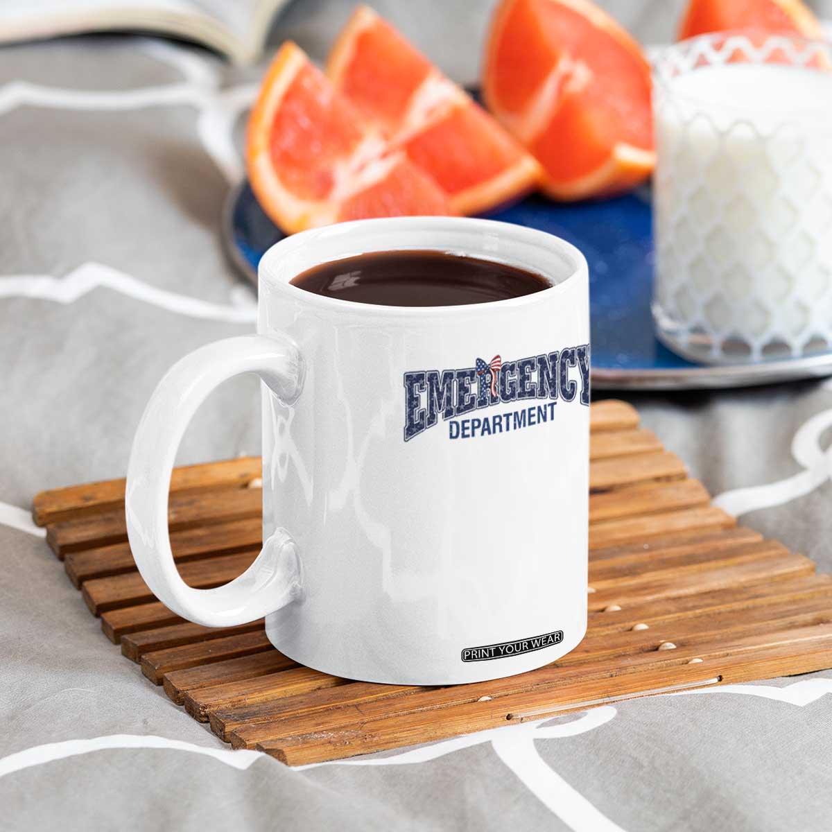 Patriotic ER Nurse Gift Coffee Mug America 250th Anniversary TS12 Print Your Wear