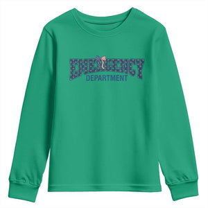 Patriotic ER Nurse Gift Youth Sweatshirt America 250th Anniversary TS12 Irish Green Print Your Wear