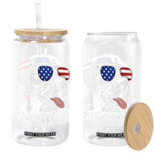 Merica Labrador Retriever Lover Glass Can 250th Anniversary Gift TS12 Print Your Wear