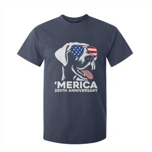 Merica Labrador Retriever Lover T Shirt For Kid 250th Anniversary Gift TS12 Navy Print Your Wear