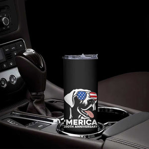 Merica Labrador Retriever Lover Skinny Tumbler 250th Anniversary Gift TS12 Print Your Wear