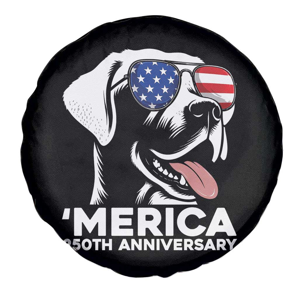 Merica Labrador Retriever Lover Spare Tire Cover 250th Anniversary Gift TS12 Print Your Wear