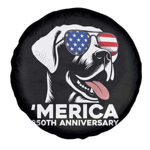 Merica Labrador Retriever Lover Spare Tire Cover 250th Anniversary Gift TS12 Print Your Wear