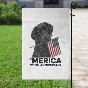 Patriotic Labrador Retriever Garden Flag America 250th Anniversary Gift TS12 Print Your Wear