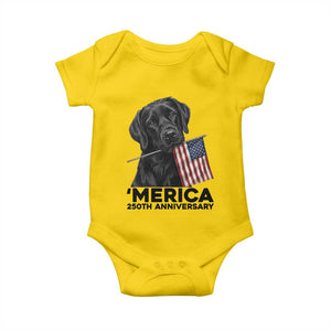 Patriotic Labrador Retriever Baby Onesie America 250th Anniversary Gift TS12 Daisy Print Your Wear