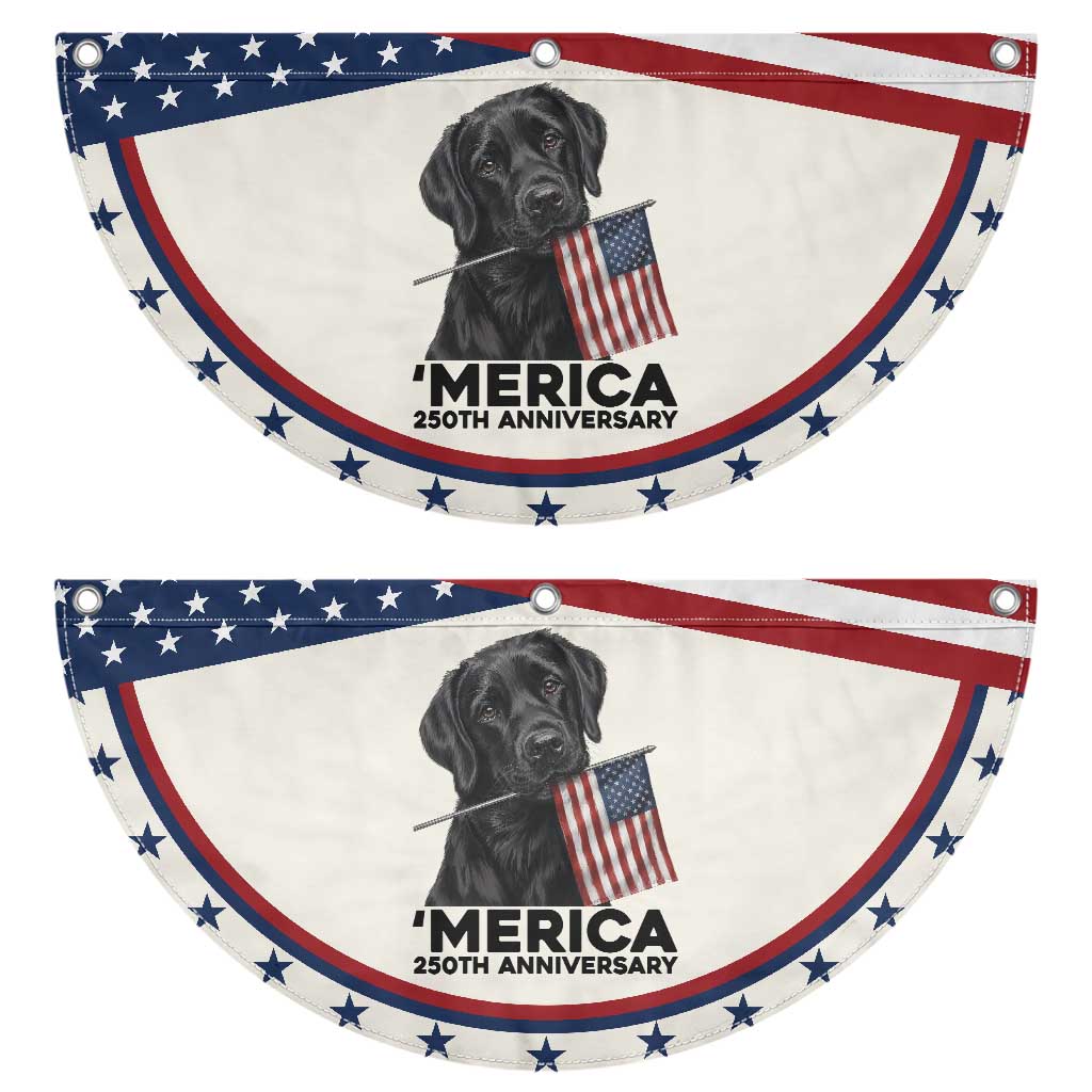 Labrador Retriever Lover Patriotic Fan Flag USA 250th Anniversary Gift