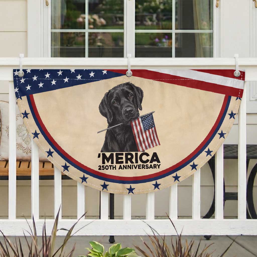Labrador Retriever Lover Patriotic Fan Flag USA 250th Anniversary Gift