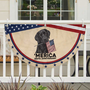 Labrador Retriever Lover Patriotic Fan Flag USA 250th Anniversary Gift