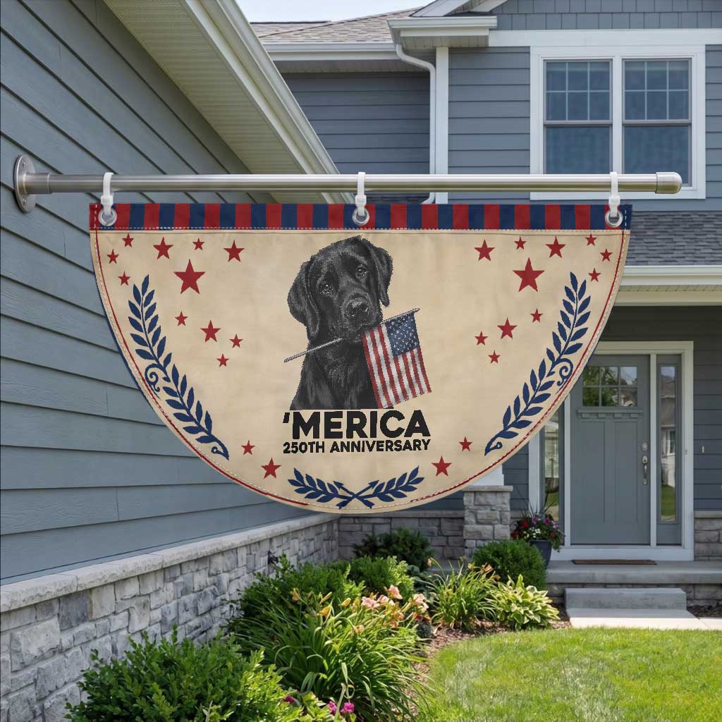 Labrador Retriever Lover Patriotic Fan Flag USA 250th Anniversary Gift