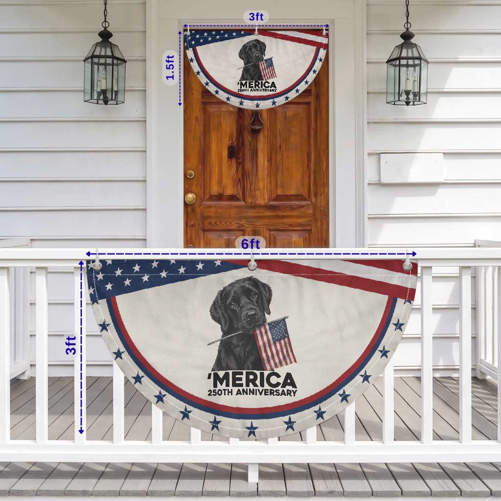 Labrador Retriever Lover Patriotic Fan Flag USA 250th Anniversary Gift