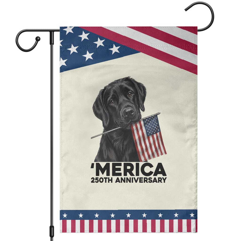 Labrador Retriever Lover Patriotic Garden Flag America 250th Anniversary Gift TS12 Modern Beige Blue Print Your Wear
