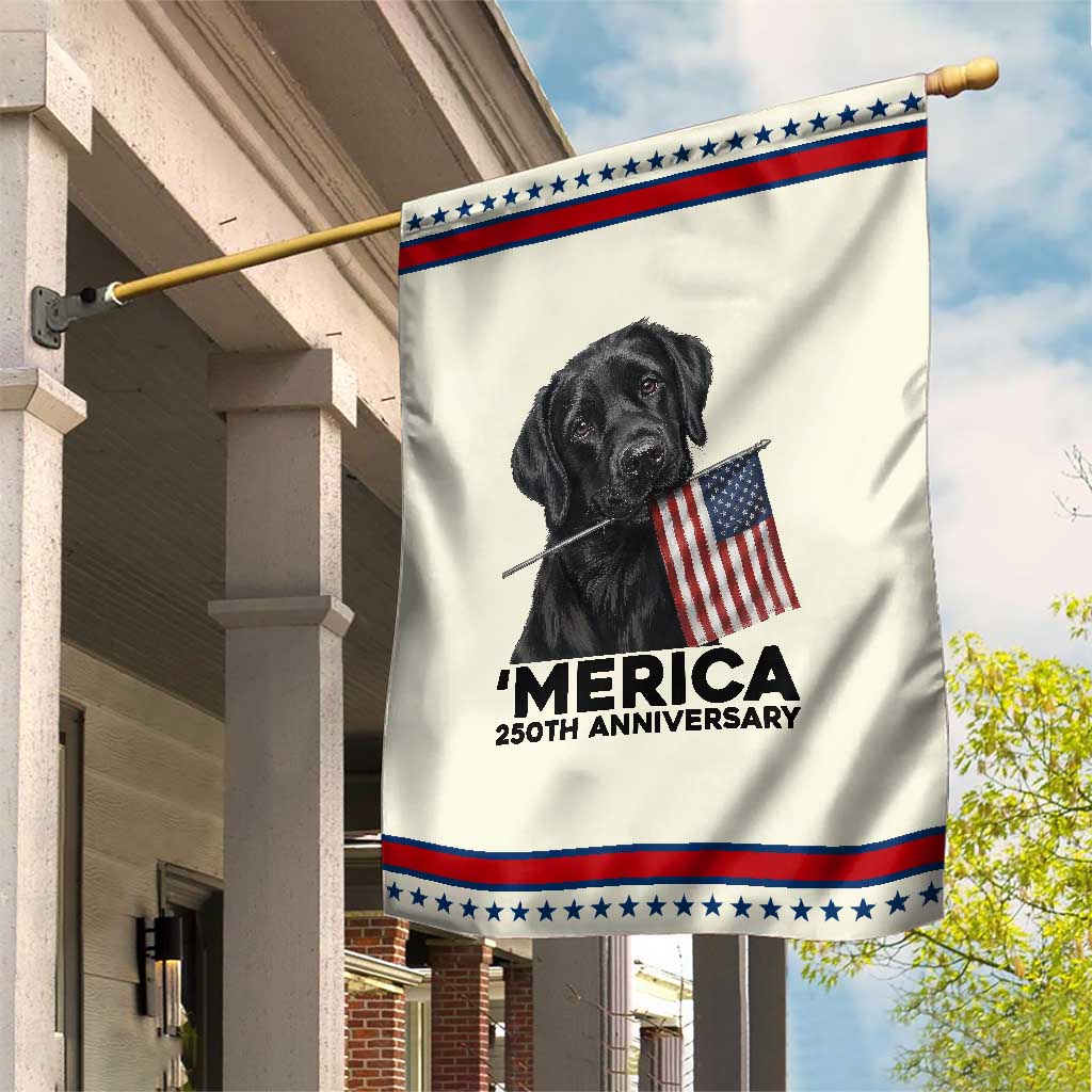 Labrador Retriever Lover Patriotic Garden Flag America 250th Anniversary Gift TS12 Modern Beige Red Print Your Wear