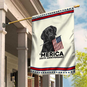 Labrador Retriever Lover Patriotic Garden Flag America 250th Anniversary Gift TS12 Modern Beige Red Print Your Wear