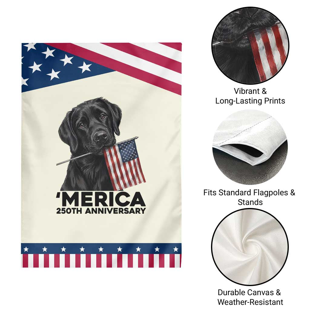 Labrador Retriever Lover Patriotic Garden Flag America 250th Anniversary Gift TS12 Print Your Wear