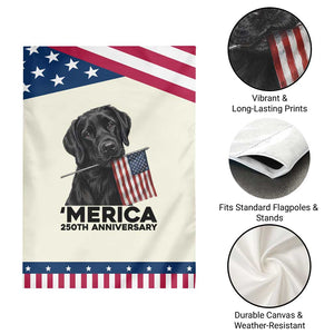 Labrador Retriever Lover Patriotic Garden Flag America 250th Anniversary Gift TS12 Print Your Wear