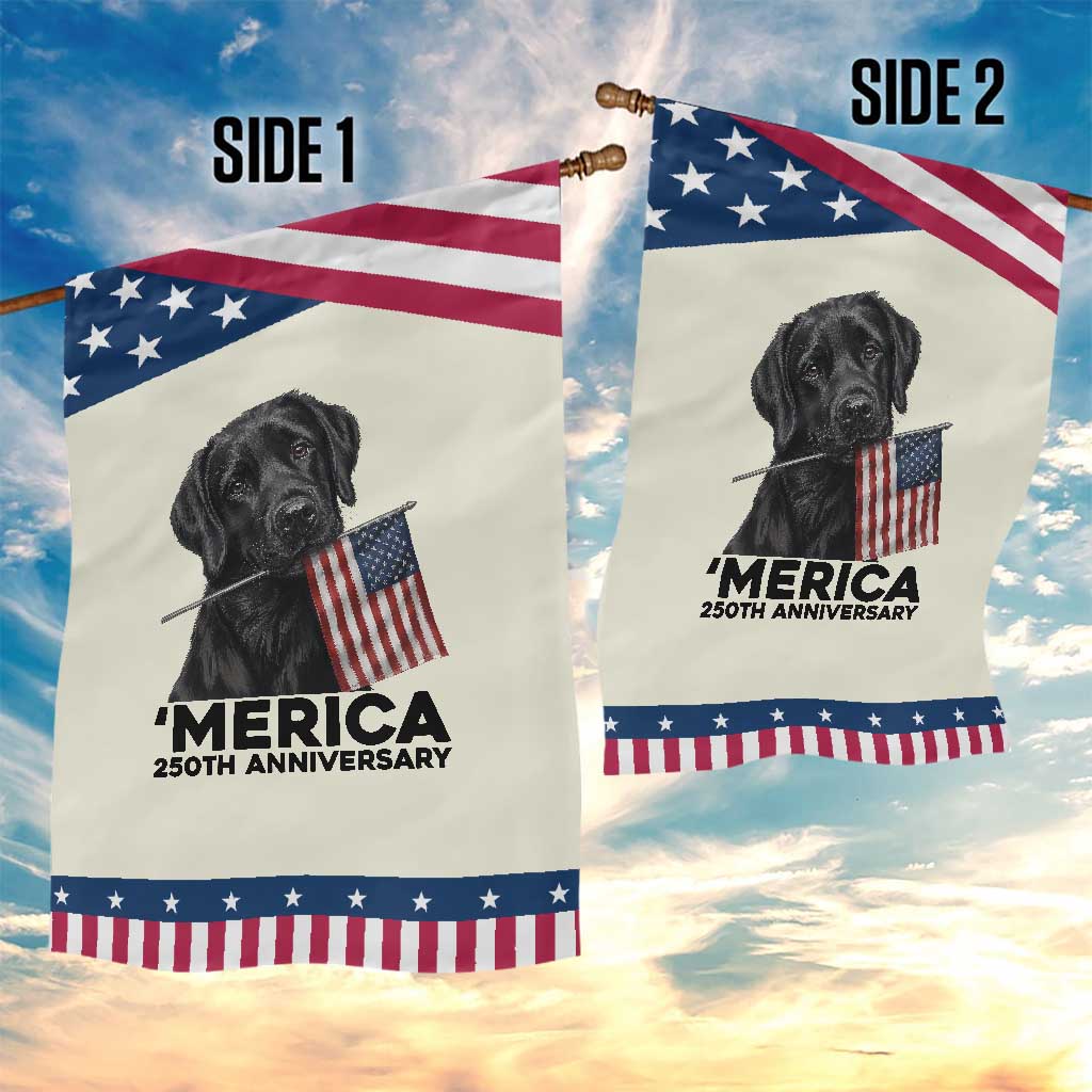 Labrador Retriever Lover Patriotic Garden Flag America 250th Anniversary Gift TS12 Print Your Wear