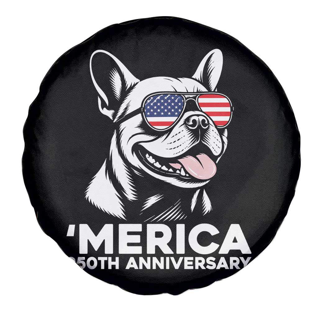 Merica French Bulldog Lover Spare Tire Cover 250th Anniversary Gift TS12 Print Your Wear
