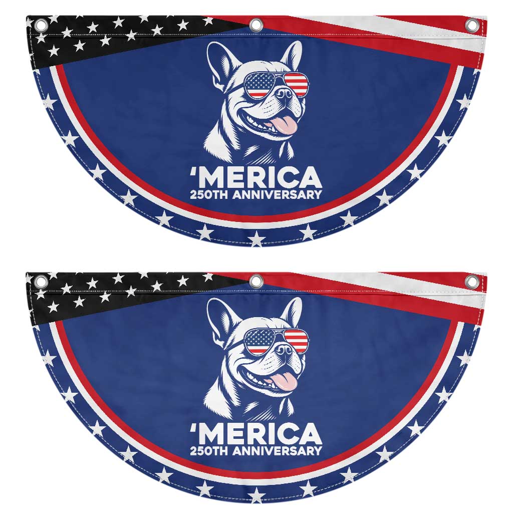 Merica French Bulldog Lover Patriotic Fan Flag 250th Anniversary Gift TS12 2pcs pack Classic Navy Print Your Wear