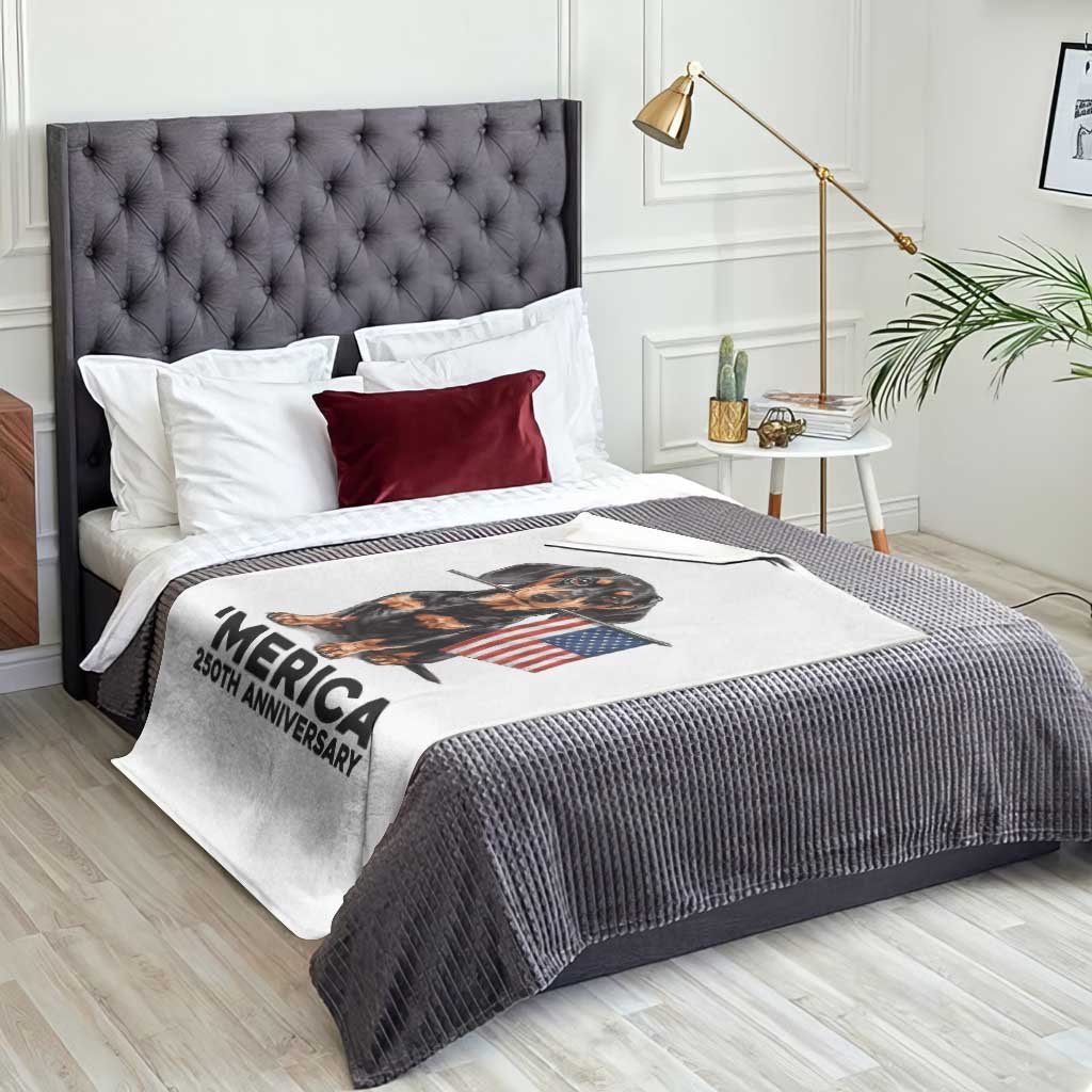 Merica Dachshund Lover Throw Blanket 250th Anniversary Gift TS12 Print Your Wear
