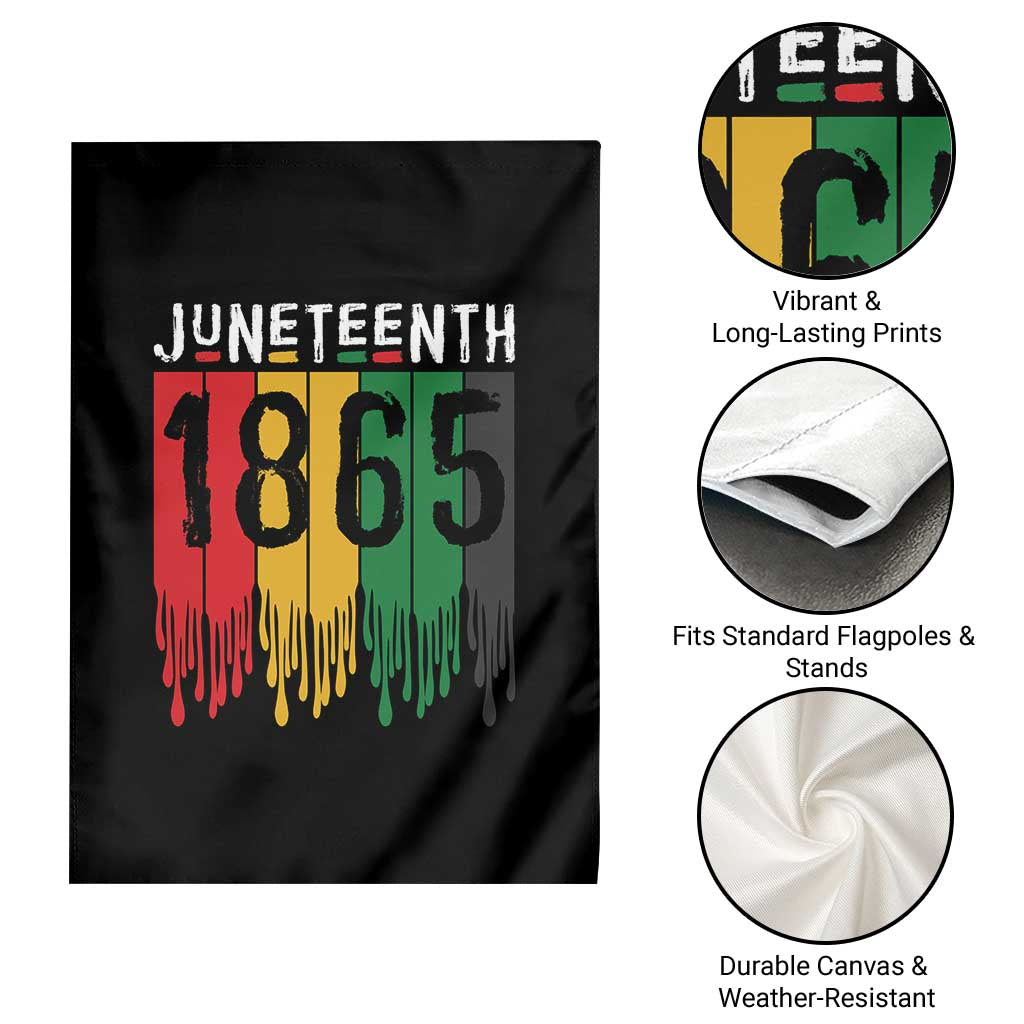 Juneteenth Freedom Pride Garden Flag African American Heritage Graphic