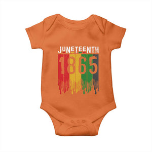 Juneteenth Freedom Pride Baby Onesie African American Heritage Graphic