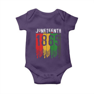Juneteenth Freedom Pride Baby Onesie African American Heritage Graphic