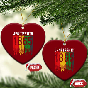 Juneteenth Freedom Pride Ceramic Ornament African American Heritage Graphic TS12 Print Your Wear