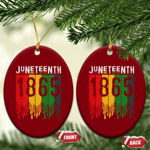 Juneteenth Freedom Pride Ceramic Ornament African American Heritage Graphic TS12 Print Your Wear