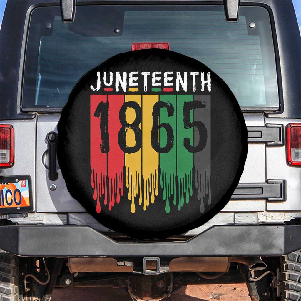 Juneteenth Freedom Pride Spare Tire Cover African American Heritage Graphic