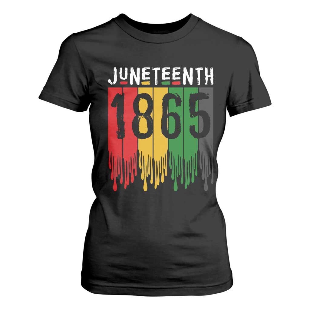 Juneteenth Freedom Pride T Shirt For Women African American Heritage Graphic TS12 Black Print Your Wear