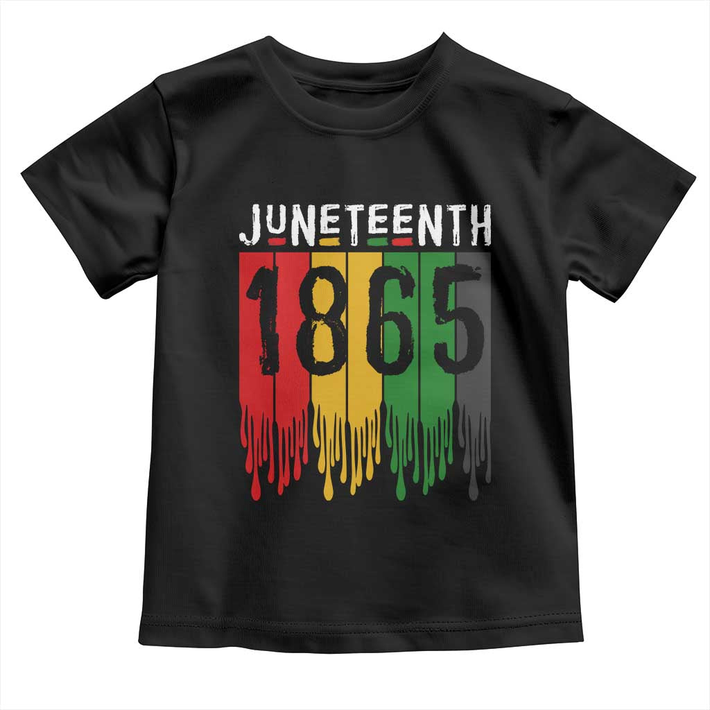Juneteenth Freedom Pride Toddler T Shirt African American Heritage Graphic TS12 Black Print Your Wear