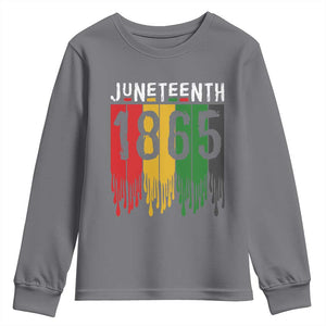 Juneteenth Freedom Pride Youth Sweatshirt African American Heritage Graphic
