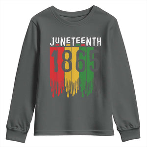 Juneteenth Freedom Pride Youth Sweatshirt African American Heritage Graphic