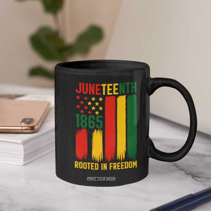 Juneteenth Rooted In Freedom 1865 Coffee Mug African American Pride