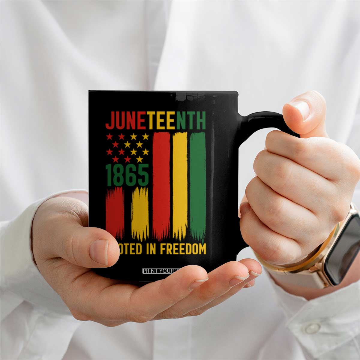 Juneteenth Rooted In Freedom 1865 Coffee Mug African American Pride