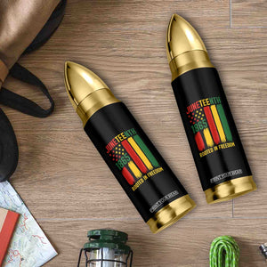 Juneteenth Rooted In Freedom 1865 Bullet Tumbler African American Pride TS12 Print Your Wear