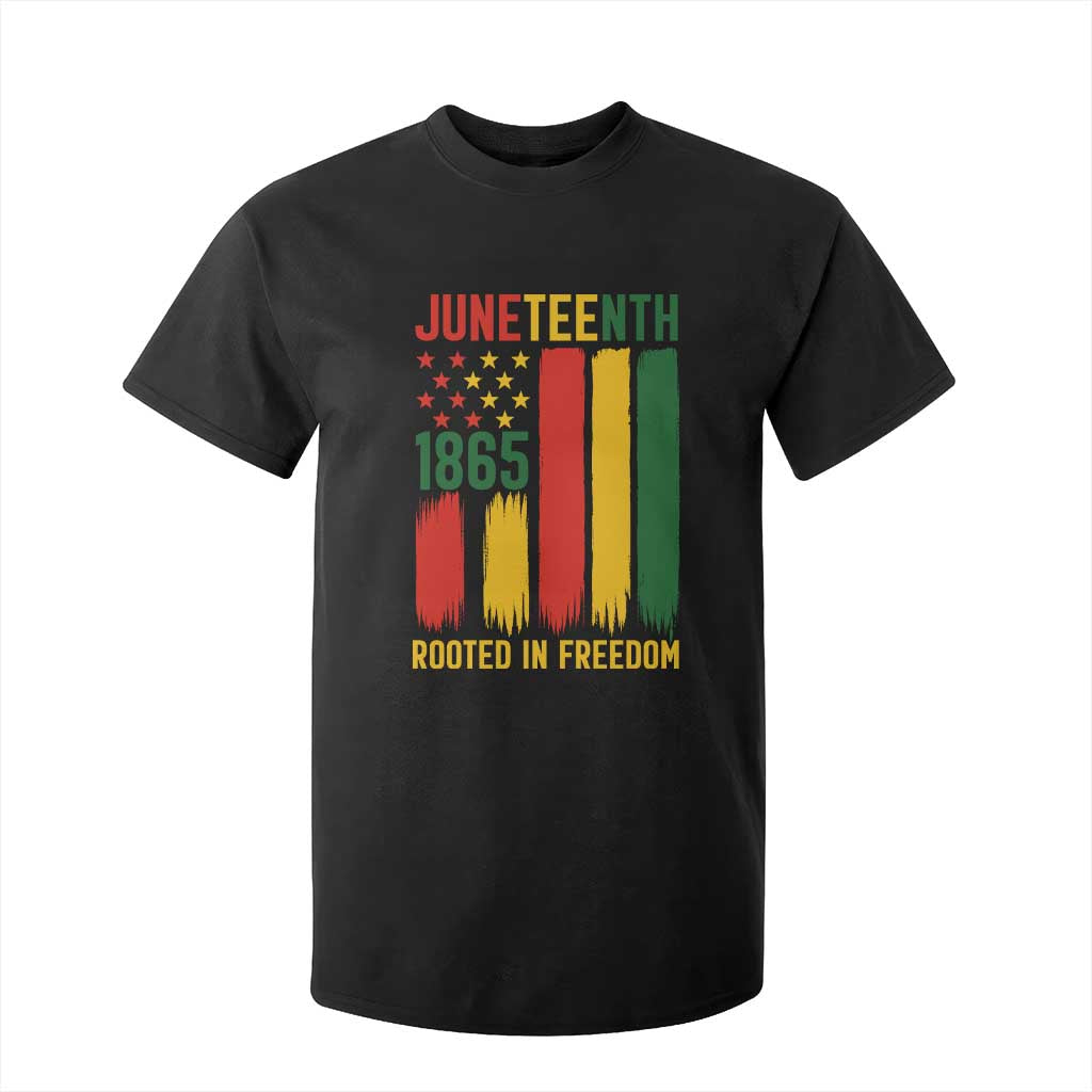 Juneteenth Rooted In Freedom 1865 T Shirt For Kid African American Pride TS12 Black Print Your Wear