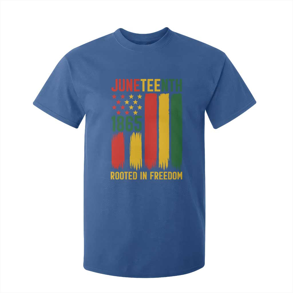 Juneteenth Rooted In Freedom 1865 T Shirt For Kid African American Pride TS12 Royal Blue Print Your Wear